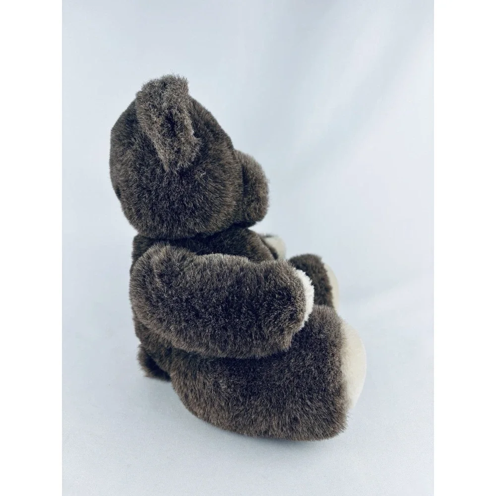 1986‎ Vintage Dakin Jointed Teddy Bear Brown Plush Furry Soft Stuffed Animal
